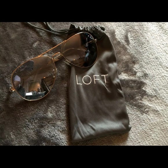 Ann Taylor Loft  Sunglasses Aviators - Picture 2 of 4